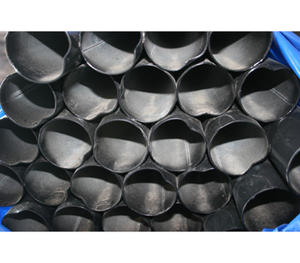 2-1/2" x .130 x 10'6" CR40 Commercial Black Pipe for Chain Link Fences