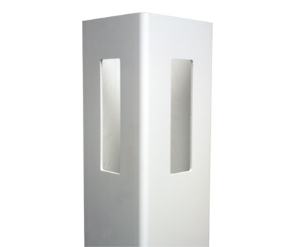 White Corner Post 4" x 4" x 6' For Vinyl Fences