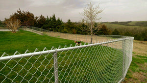 [150' Length] 6' Galvanized Chain Link Complete Fence Package